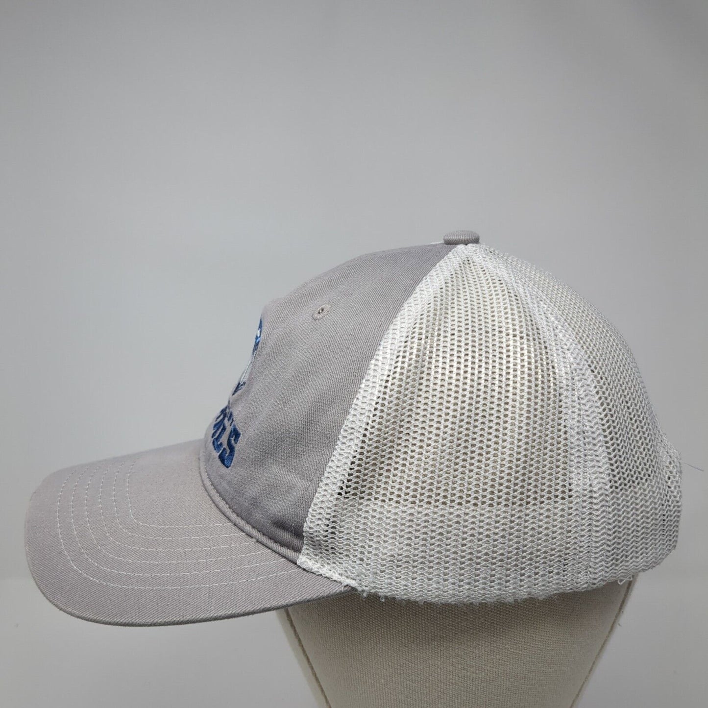 West Coast Metals Logo Snapback Trucker Hat Gray One Size Mesh Back