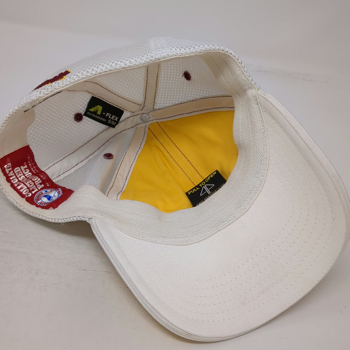 All-Star Apparel Arizona State Sun Devils NCAA Yellow Hat M Cap Sparky Mesh