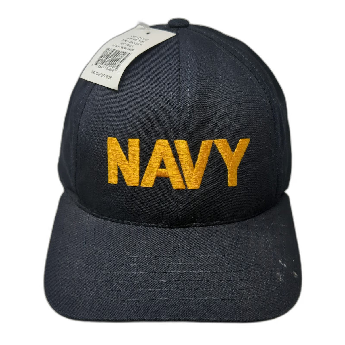 Graffiti Snapback Blue One Size US Navy Embroidered Made in USA 6 Panel Hat