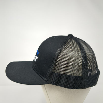 Brsc Boise Racquet and Swim Club Snapback Trucker Hat Black One Size Mesh Back