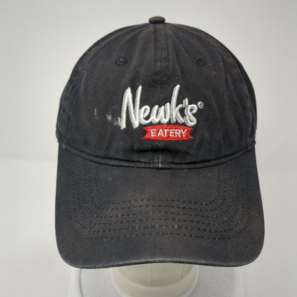 Newk's Eatery Strapback Baseball Cap Black One Size Adjustable Port & Company