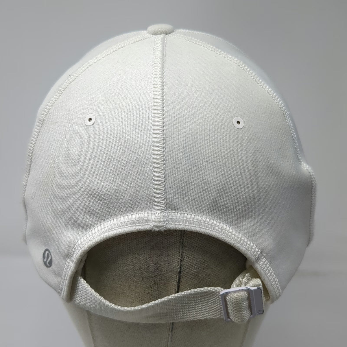 Lululemon Baseball Cap White One Size Performance Reflective Adjustable Hat