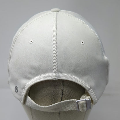 Lululemon Baseball Cap White One Size Performance Reflective Adjustable Hat