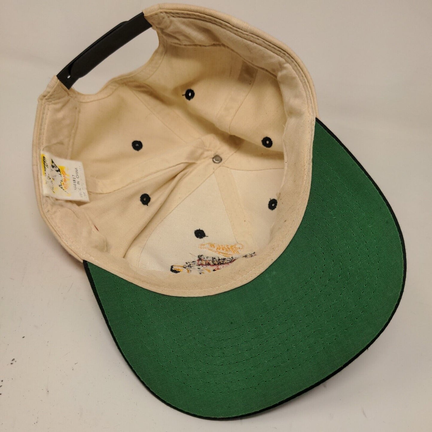 Rusty Wallace Men's Snapback Hat Tan OSFA Embroidered #2 Miller Draft Team