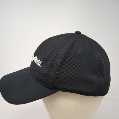 Walt Disney World Black Baseball Cap One Size Hat Stretch Fit 1971 Mickey White
