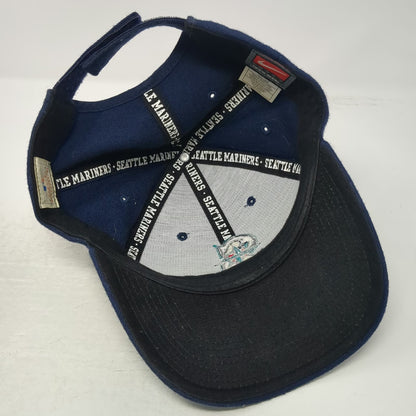 Seattle Mariners MLB Nike Baseball Cap Blue One Size Wool Strapback Hat Swoosh