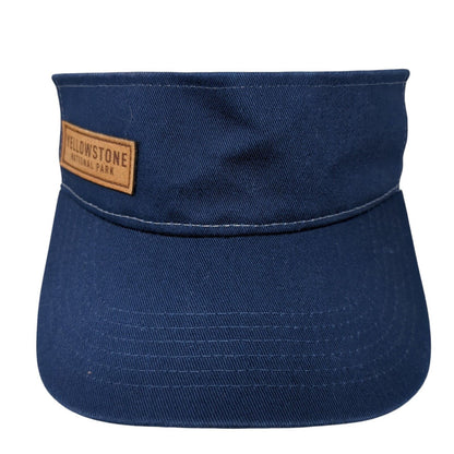 Yellowstone National Park Snapback Sun Visor Hat Blue One Size Locale