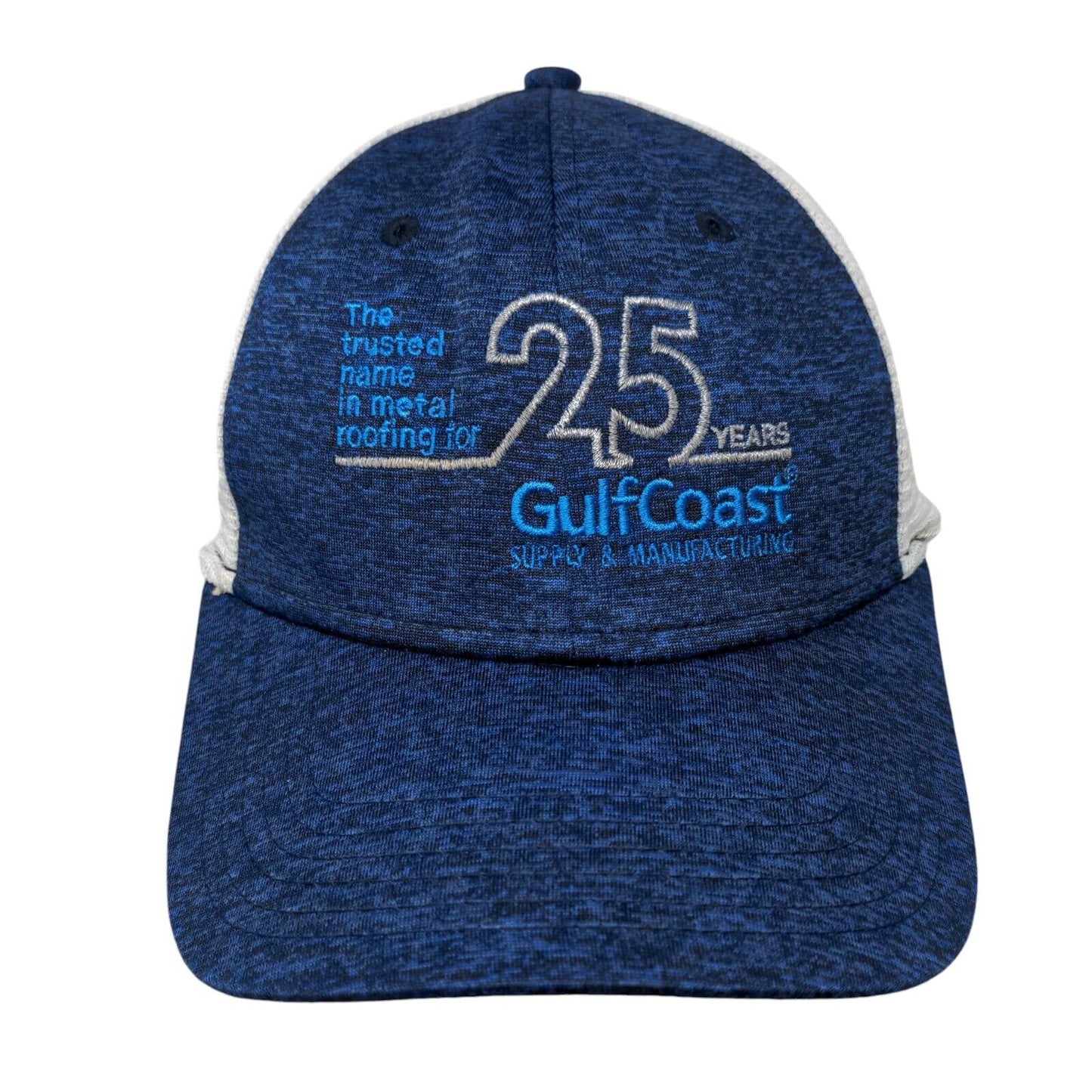 25 Years Gulf Coast Snapback Mesh Back Trucker Hat Blue One Size Dri-Duck