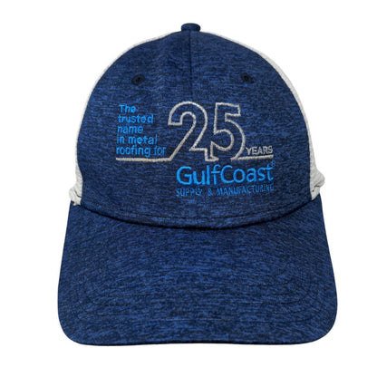 25 Years Gulf Coast Snapback Mesh Back Trucker Hat Blue One Size Dri-Duck