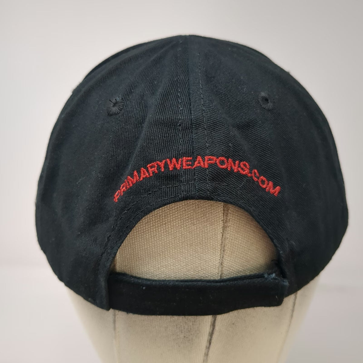 Primary Weapons Systems Baseball Cap Black One Size American Flag Red Logo Hat