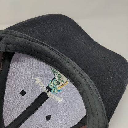 Kickin' Back St. Kitts Strapback Hat Brown 58cm The Sugar City 6 Panel