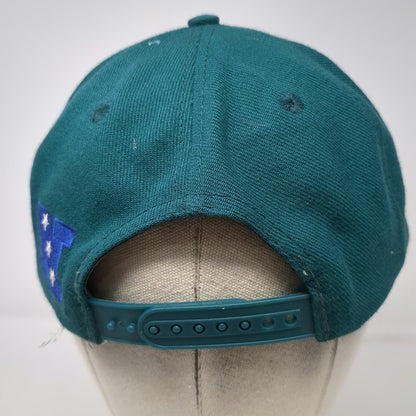Annco Philadelphia Eagles NFL Snapback Green White NFC Side Patch Hat Vintage