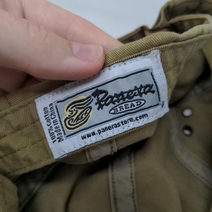 Panera Bread Employee Slideback Hat Tan One Size Embroidered Adjustable