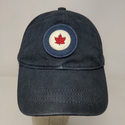 Red Cano Men's Strapback Hat Blue Adjustable Embroidered Canada Logo