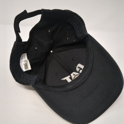 CAT Western States Equipment Black OS Adjustable Embroidered 6 Panel Cotton