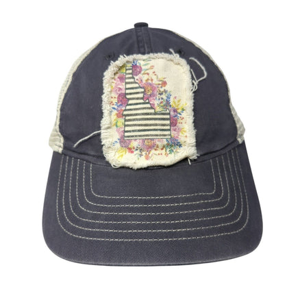Zkapz Snapback Trucker Hat Multi One Size Mesh Back Idaho Patch Floral