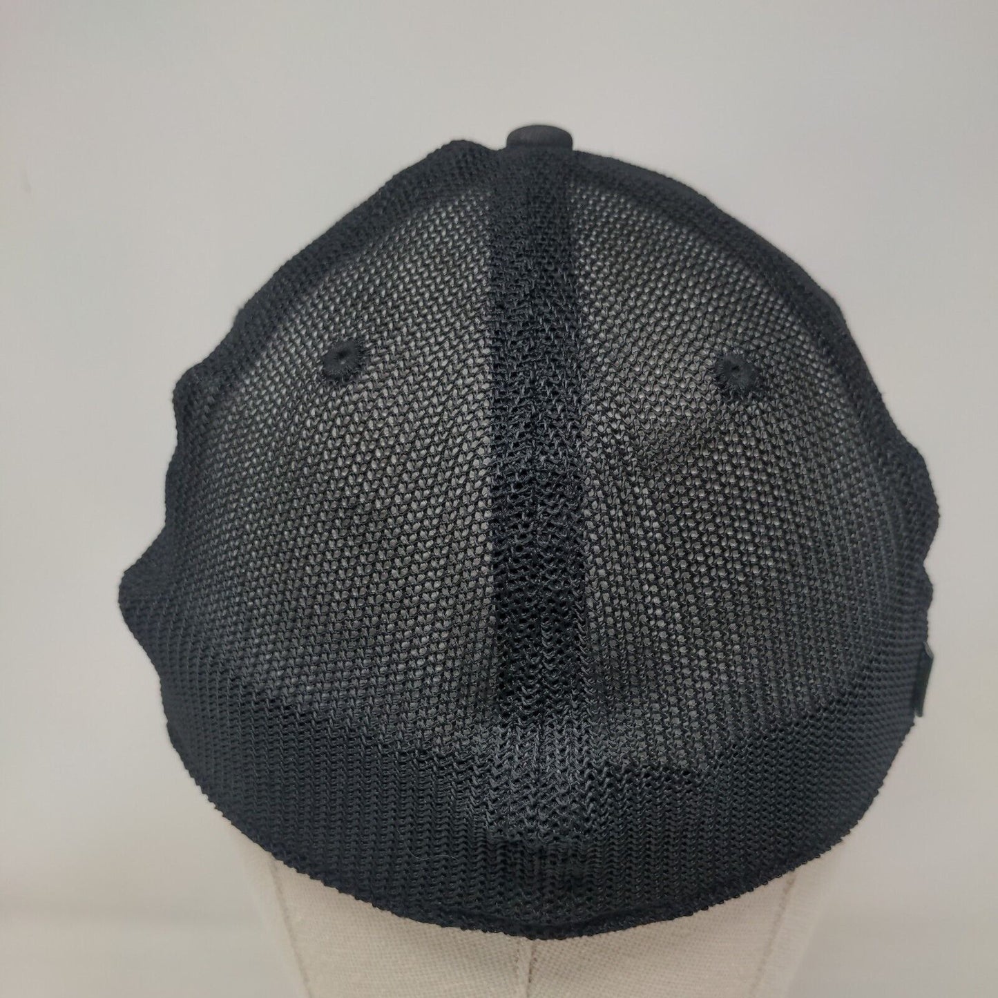 Hot Springs North Carolina Fitted Trucker Hat Black S/M Mesh Back Legacy