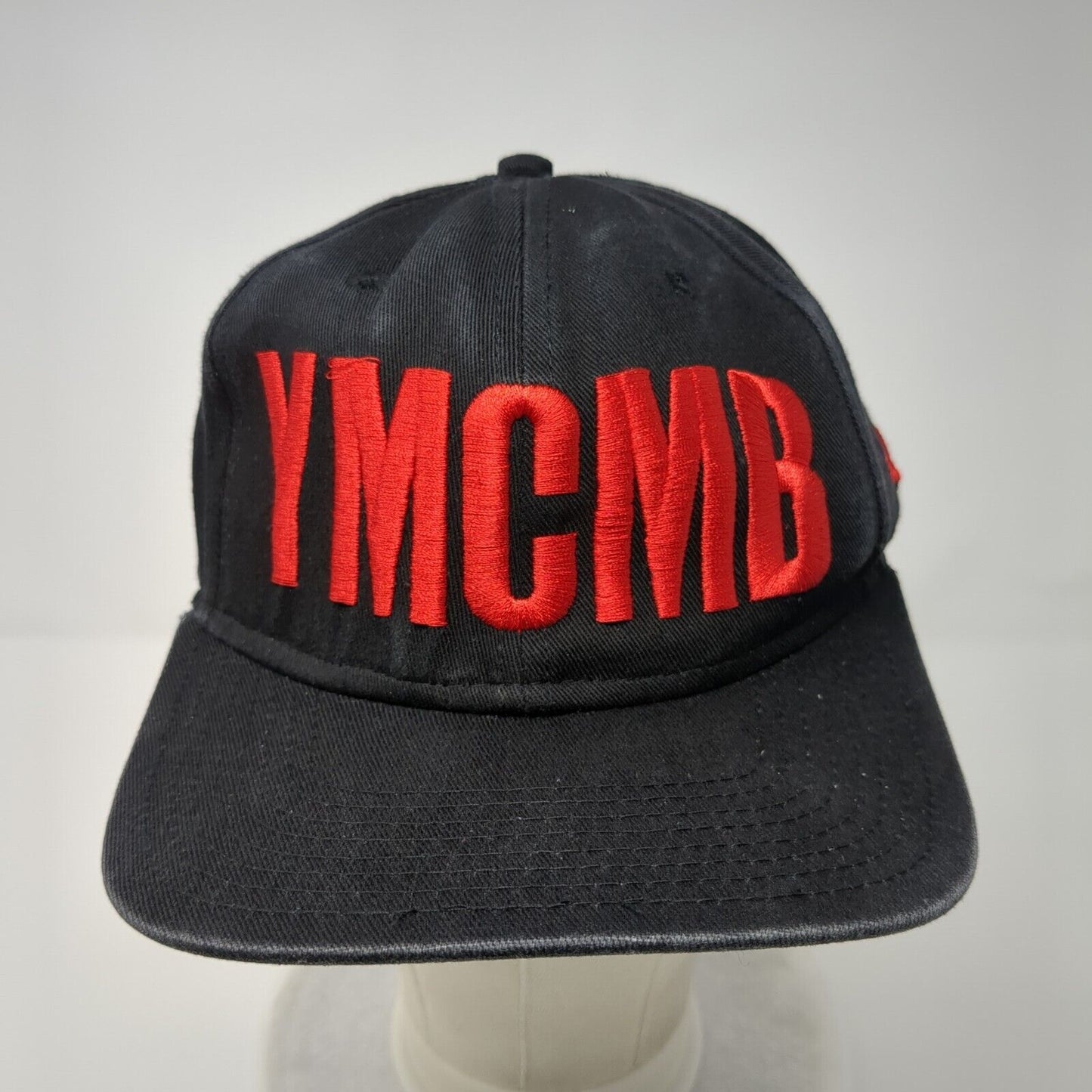 YMCMB Snapback Hat Black OSFA Adjustable Embroidered Solid 6 Panel