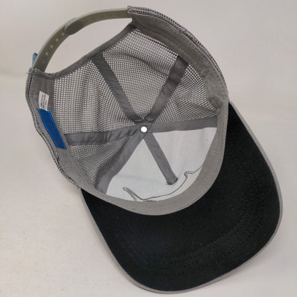 Marlin Snapback Mesh Back Trucker Hat Gray One Size Costa Del Mar 5 Panel