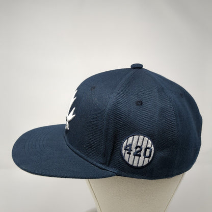 Piecemaker Snapback Hat Blue One Size Adjustable Embroidered 6 Panel