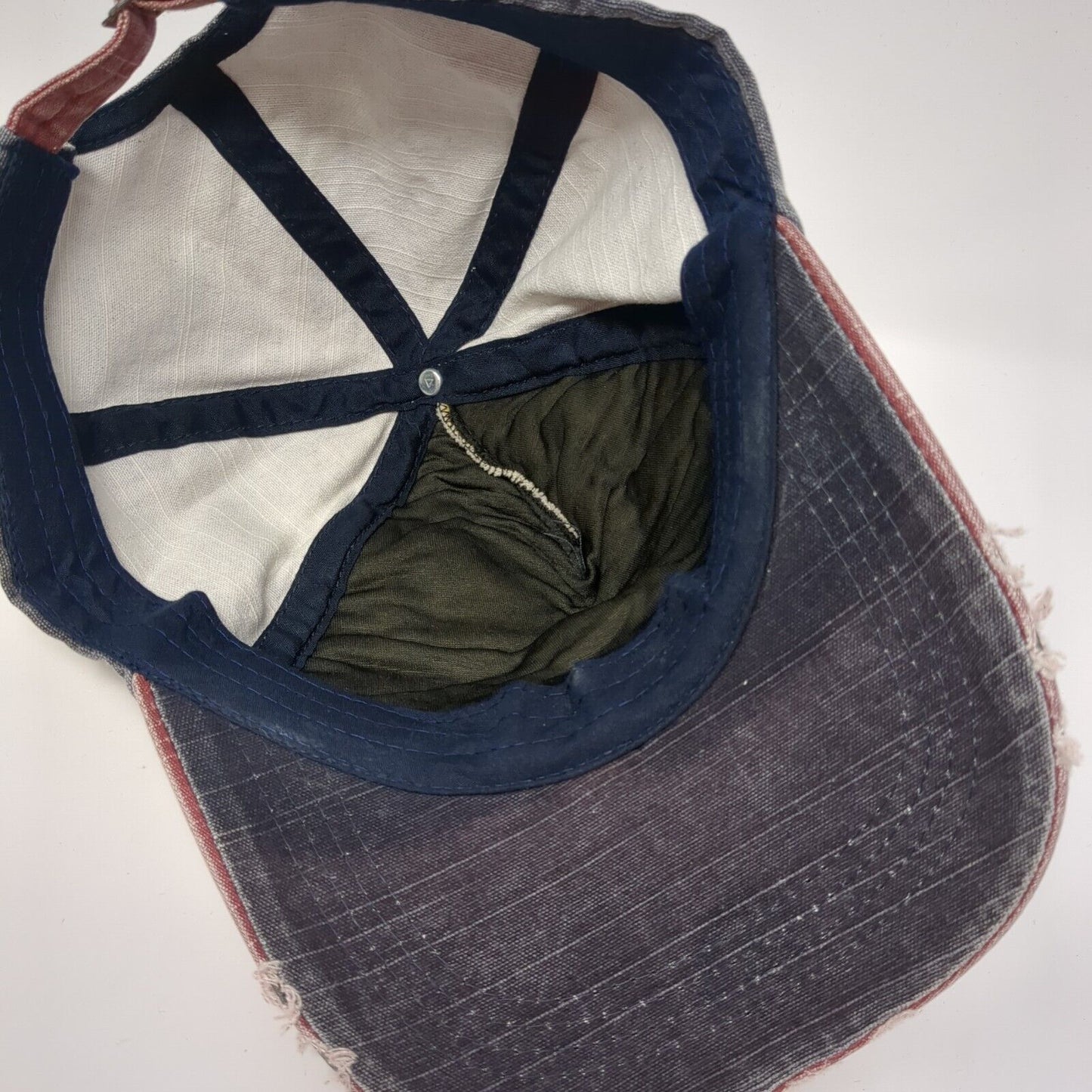 Jewel Shine Moter Oil Slideback Hat Multi OSFA Adjustable Colorblock