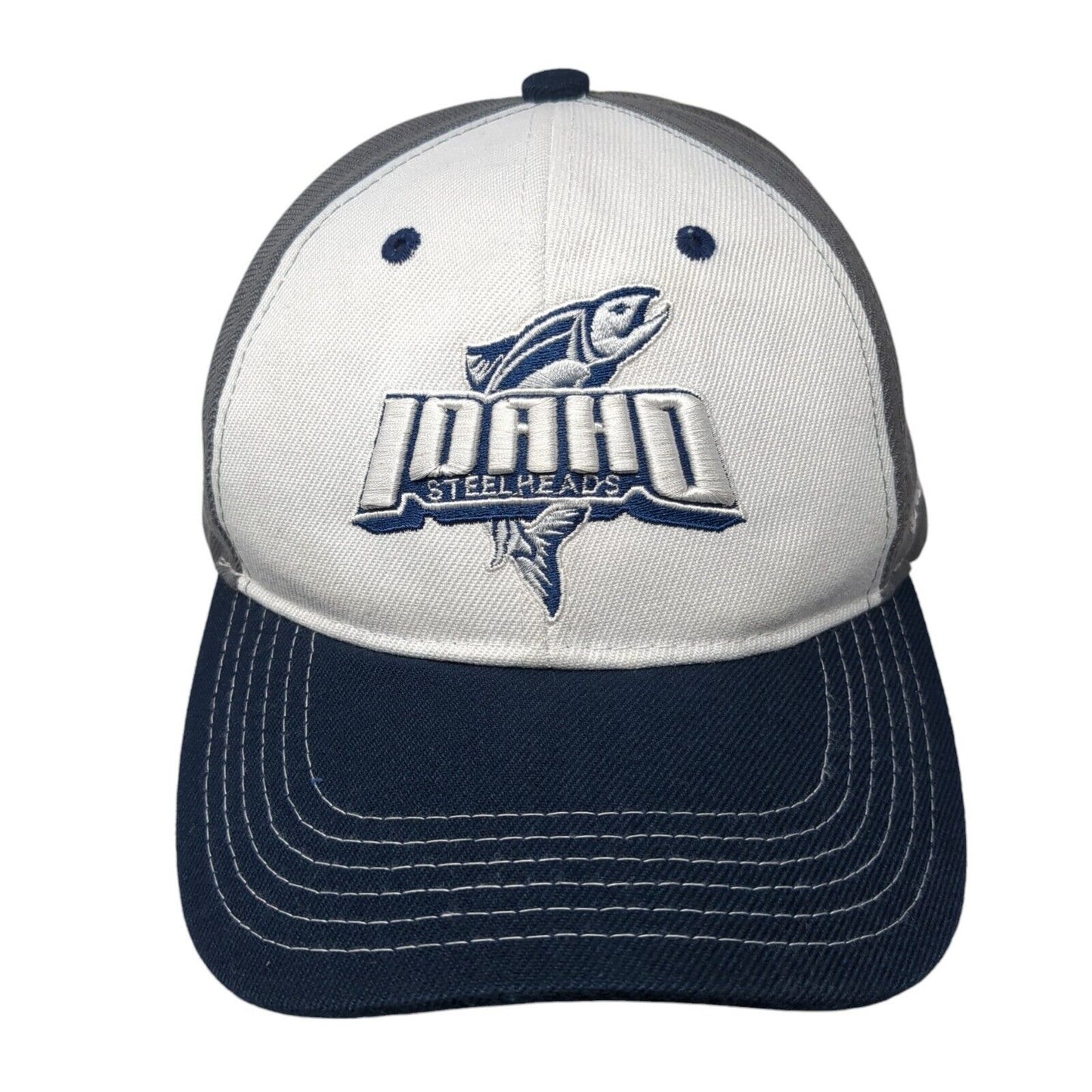Idaho Steelheads Strapback Hat Multicolor Size OSFA Embroidered Logo