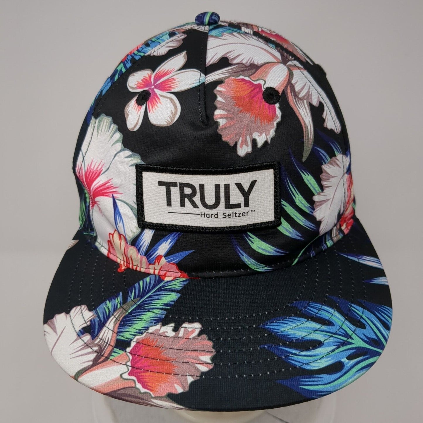Truly Hard Seltzer Snapback Hat Multicolor OS Adjustable Embroidered Floral