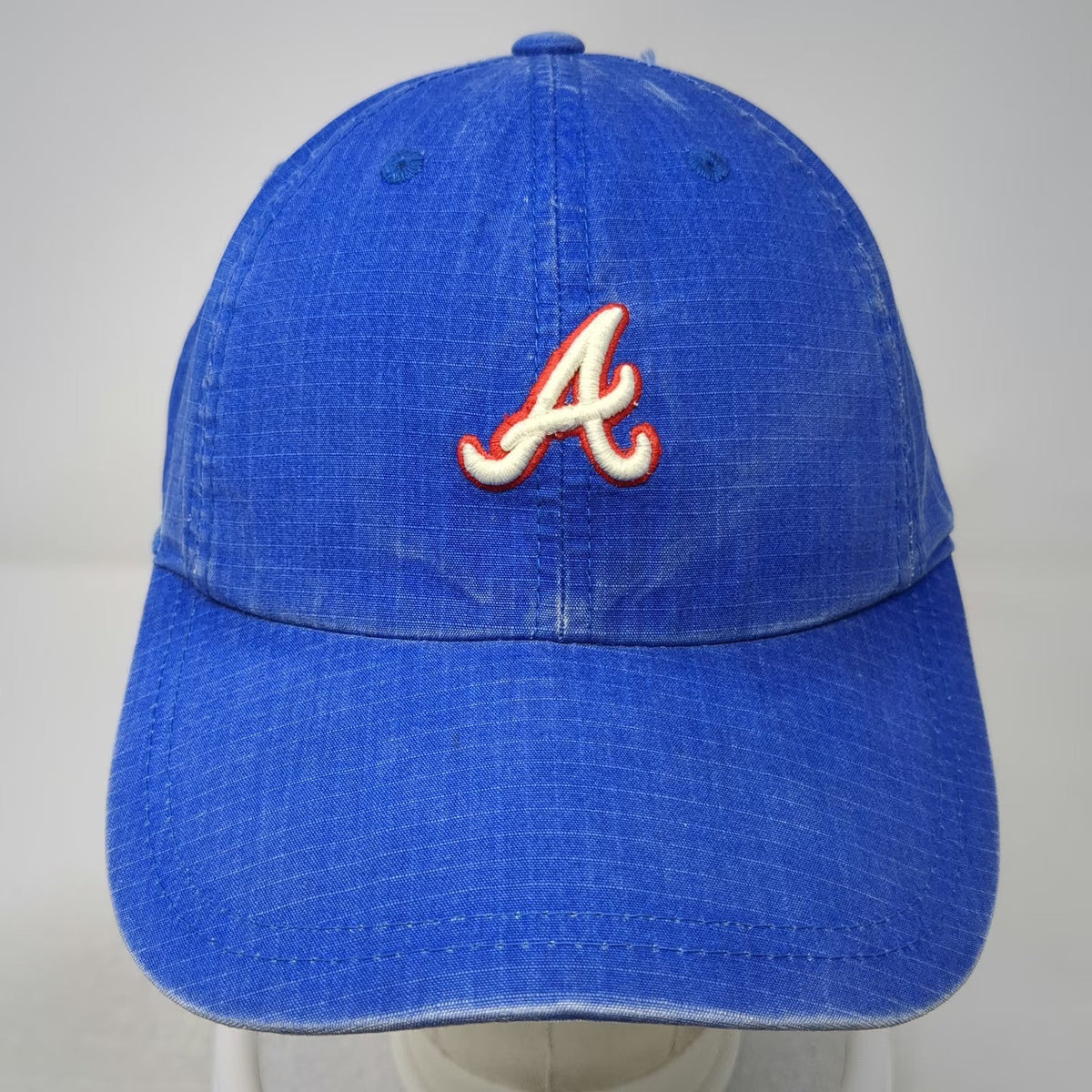 Atlanta Braves MLB American Needle Blue Baseball Cap One Size Slideback Logo Hat