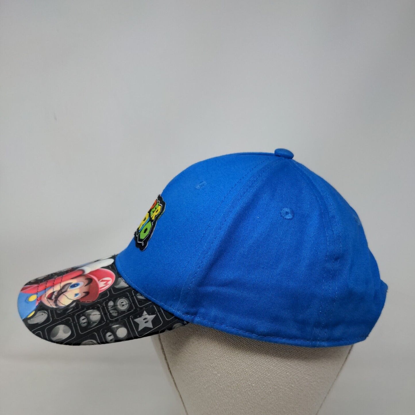 Super Mario Youth Snapback Hat Multicolor OSFM Adjustable Patch 5 Panel