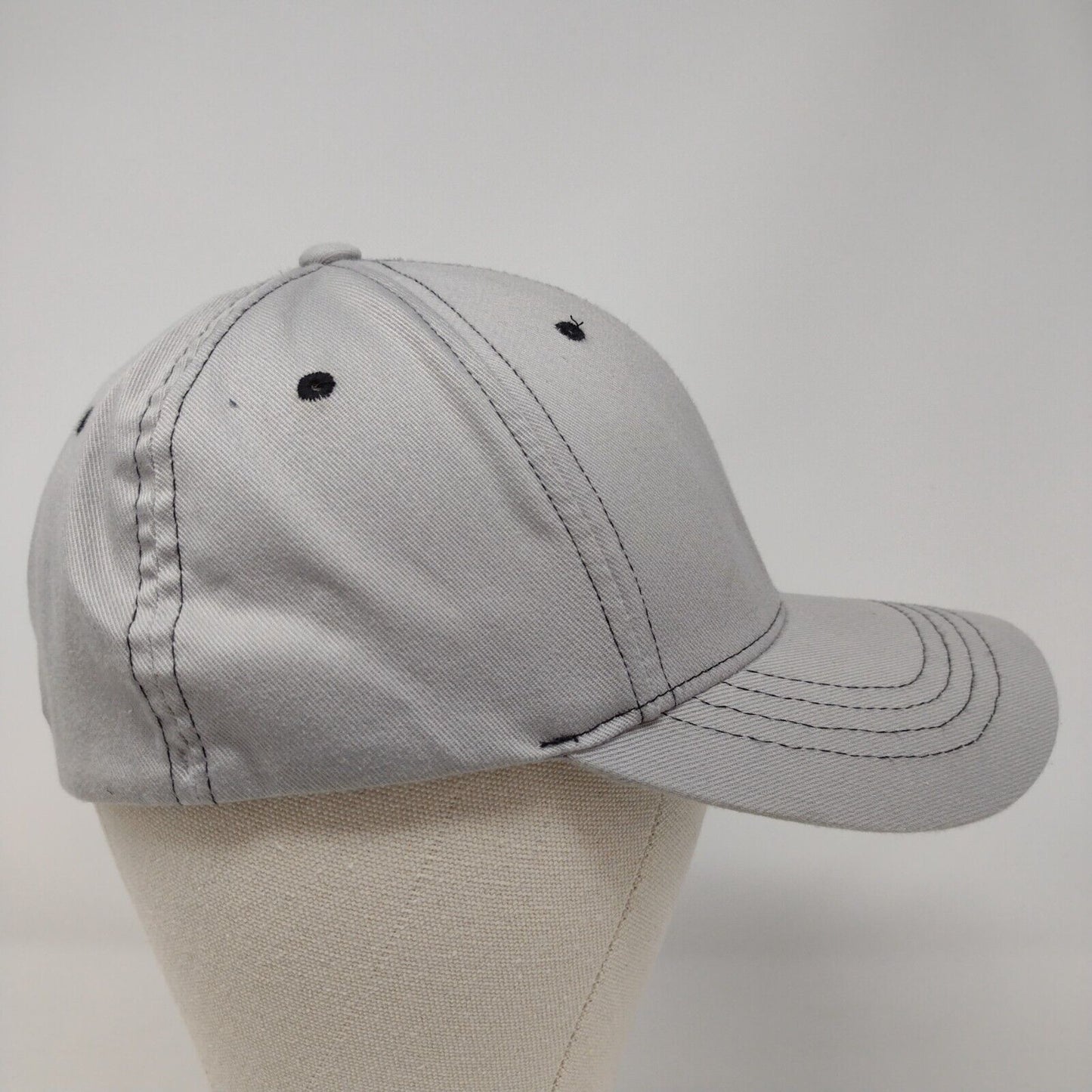 Billabong Fitted Hat Gray OSFA Solid Embroidered Flexfit Vent Holes