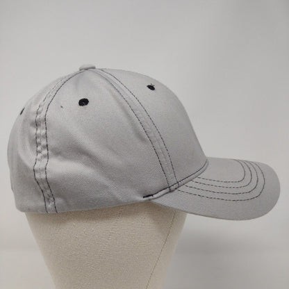 Billabong Fitted Hat Gray OSFA Solid Embroidered Flexfit Vent Holes