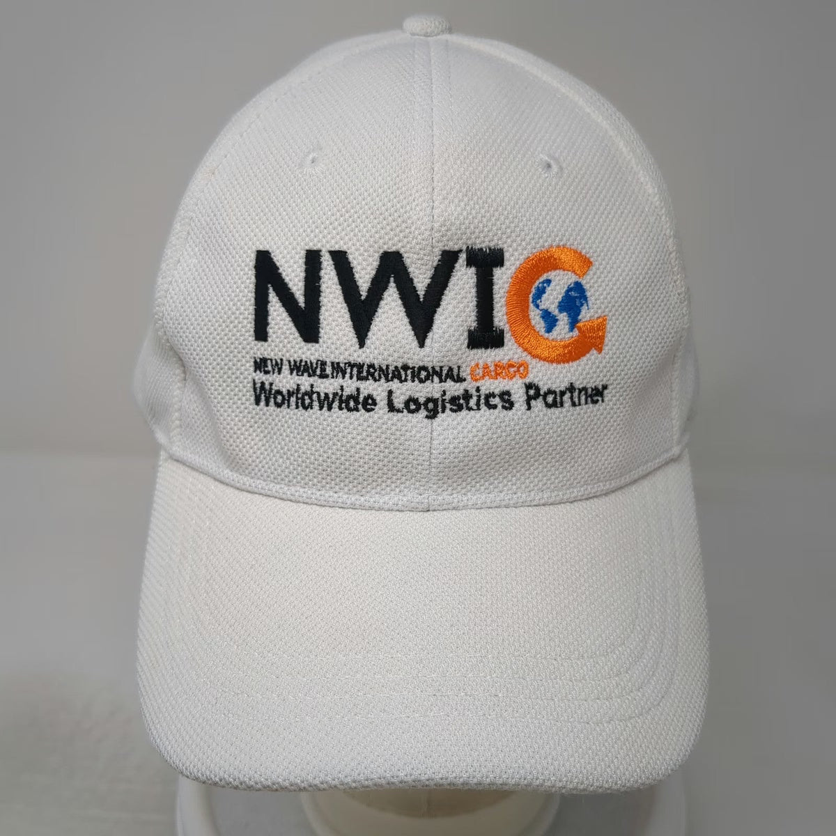 NWIC New Wave International Cargo White Baseball Cap One Size Strapback Hat
