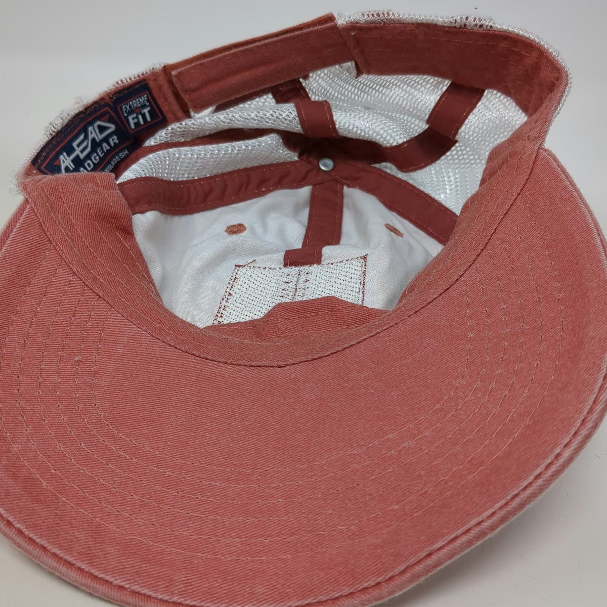 Ahead Baseball Cap Pink One Size Mesh Back Strapback Mermaid Mattapoisett 89 Hat