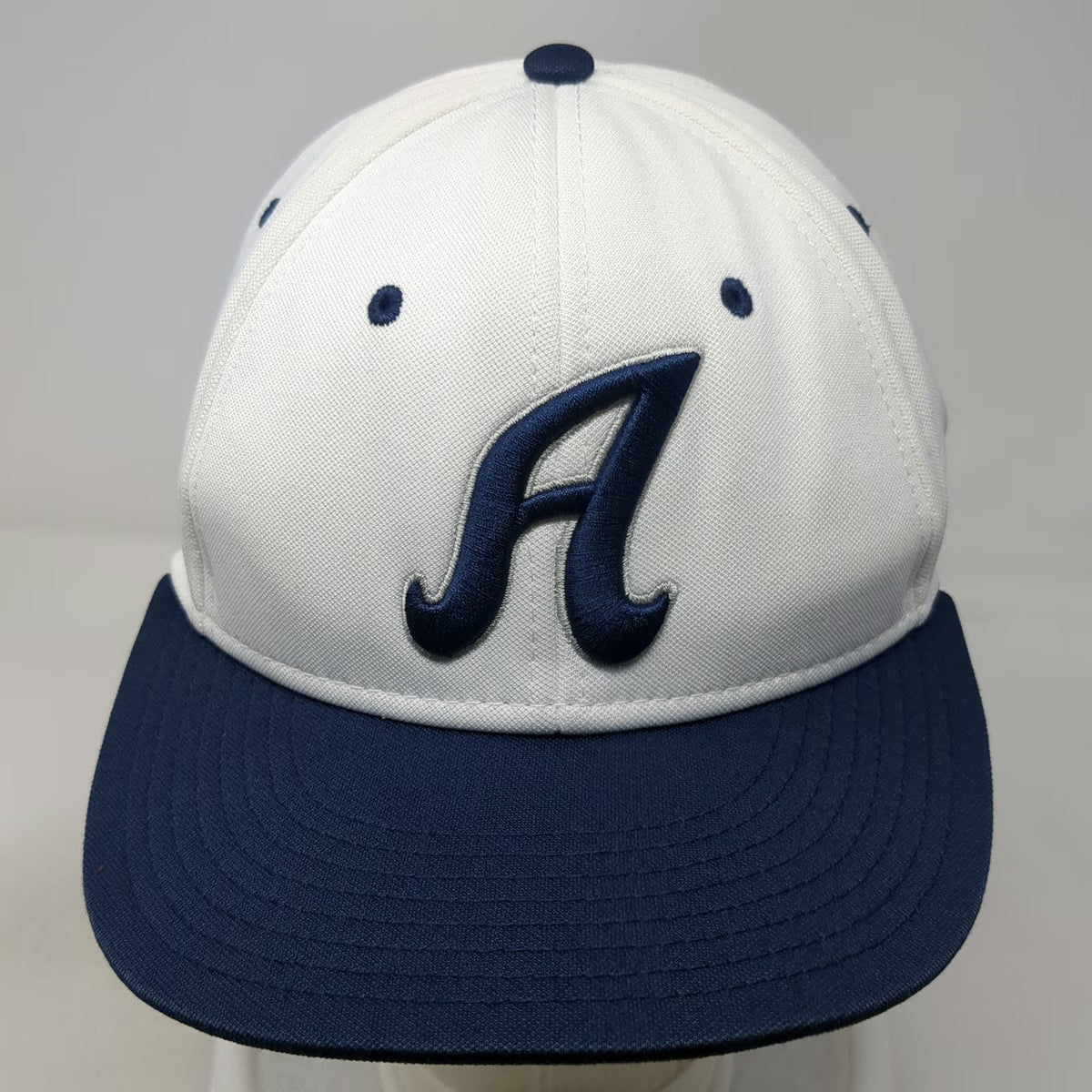 The Game Penn State Nittany Lions NCAA White Blue Size 7 Fitted Baseball Cap Hat