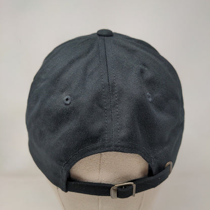 SAVVI Slideback Hat Black One Size Adjustable Embroidered The Classics Yupoong
