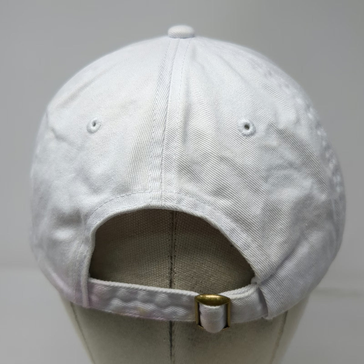 Bota Box Breeze White Baseball Cap One Size Cotton Slideback Adjustable Hat