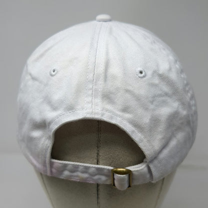 Bota Box Breeze White Baseball Cap One Size Cotton Slideback Adjustable Hat