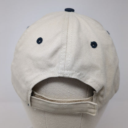 ECCoE Strapback Hat Beige One Size Adjustable Embroidered Hit Wear
