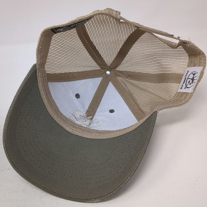 Outdoor Cap Trucker Hat Gray One Size Team Elk RMEF Mesh Snapback Hunting Logo