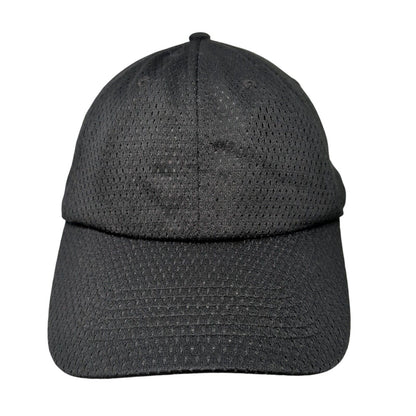 Cobra Strapback Hat Black One Size Adjustable Breathable 6 Panel Blank
