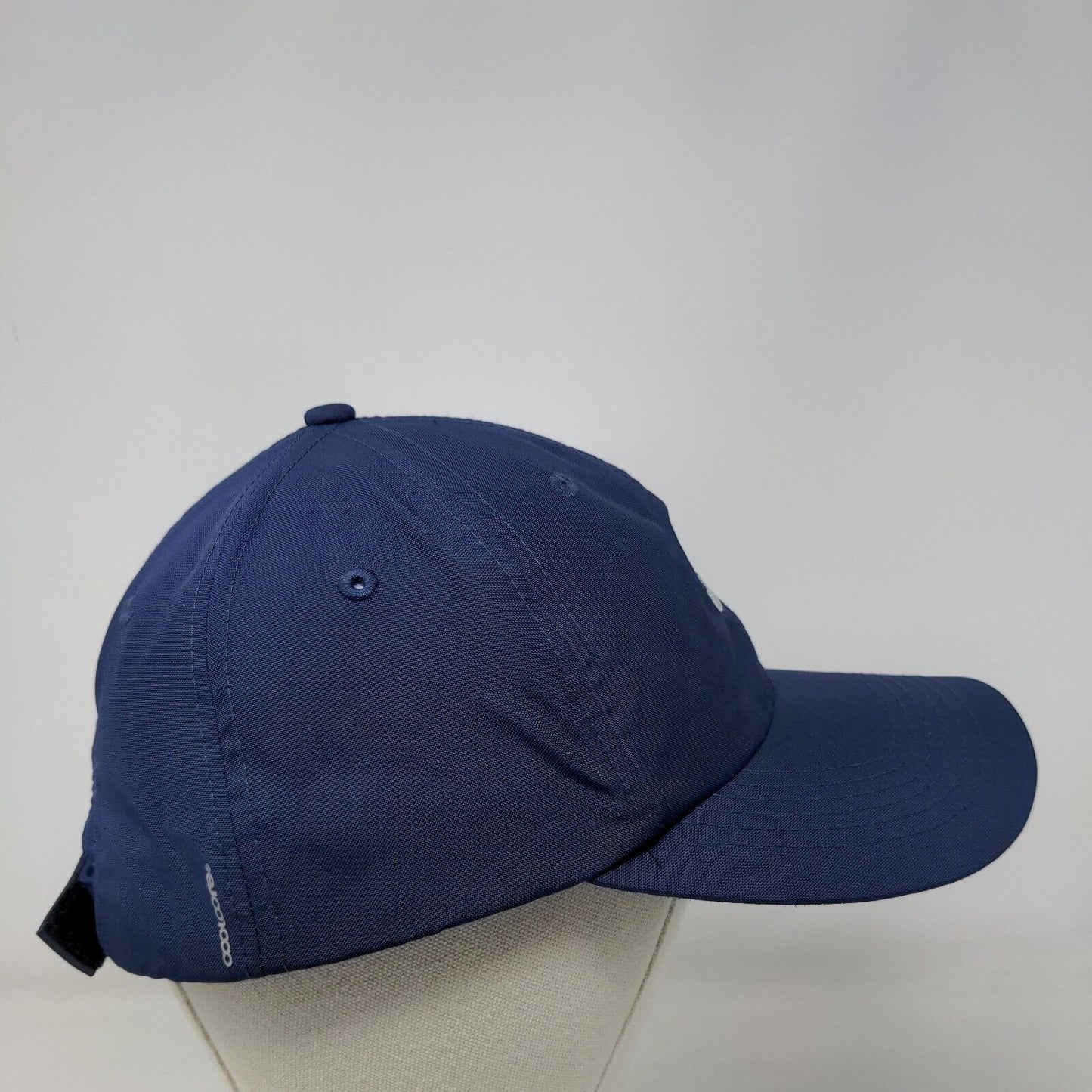 Imperial Coolcore Strapback Hat Blue OSFA Embroidered Tree 6 Panel