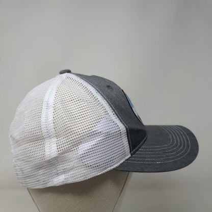 Little Brown Dog Snapback Mesh Back Trucker Hat Gray One Size Colorblock