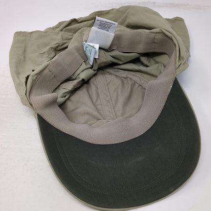 ExOfficio Baseball Cap Green One Size Hat Neck Flap Sun Insect Shield Toggle