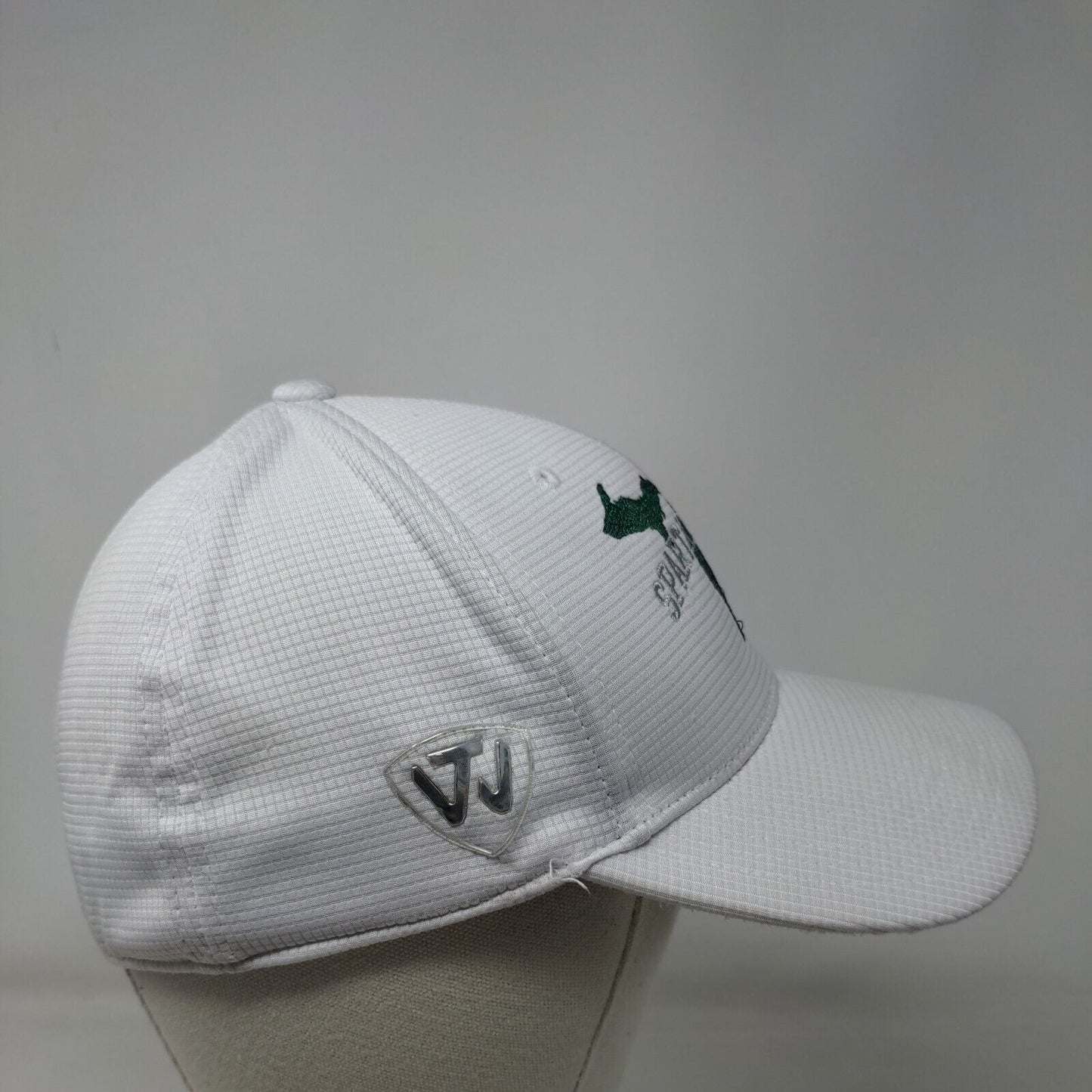 Spartans Will Fitted Hat White OSFA Embroidered Solid Top of the World