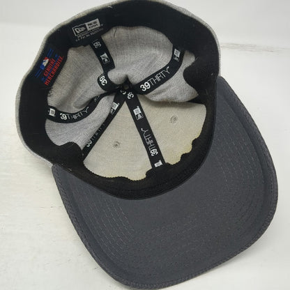 San Francisco Giants MLB New Era Baseball Cap Gray Black L 39THIRTY Stretch Fit