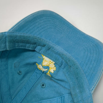 Fahrenheit Baseball Cap Blue One Size Tennis Player Embroidered Strapback Hat