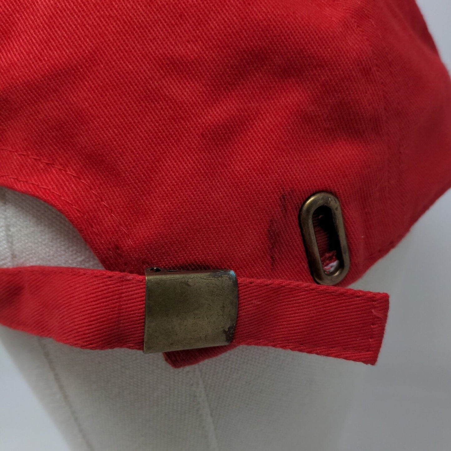 Black Lives Matter Slideback Hat Red One Size Embroidered Adjustable