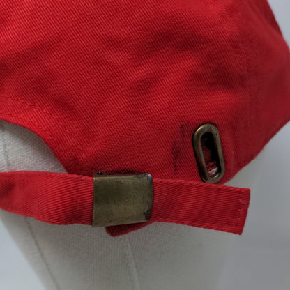 Black Lives Matter Slideback Hat Red One Size Embroidered Adjustable