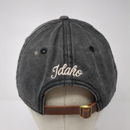 Home Idaho Slideback Hat Gray One Size Adjustable Embroidered 6 Panel Home Free