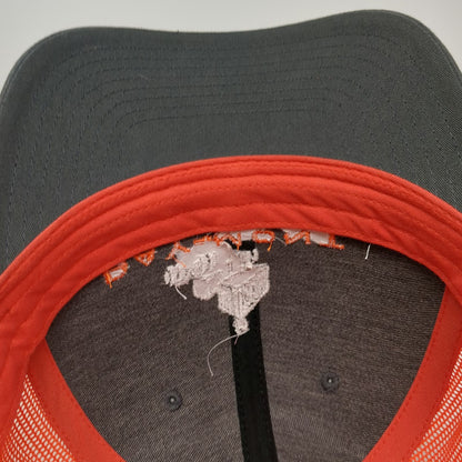 Richardson Trucker Hat Gray Orange One Size Mesh Snapback Ray-Mont Logistics
